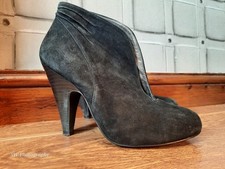 Ladies black suede for sale  WOLVERHAMPTON