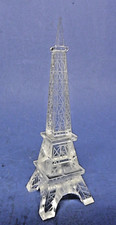 Estatueta decorativa de vidro Torre Eiffel Paris com Paris escrita na área superior 6" de altura comprar usado  Enviando para Brazil