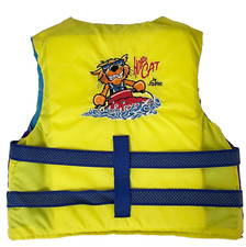 Usado, Jaqueta salva-vidas Hobie Cat by Sterns juvenil tamanho 50 – 90 libras bordada amarela roxa comprar usado  Enviando para Brazil