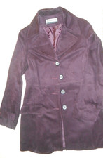 Jacke mantel aubergine gebraucht kaufen  Neukirchen-Vluyn