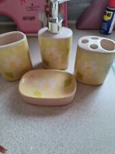 Ceramic bathroom accessories for sale  WISBECH