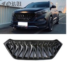 Grelha de para-choque dianteiro preto carbono ABS grade para grades Hyundai Tucson 2016-2018 comprar usado  Enviando para Brazil