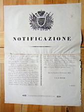 1844 notificazione nuovo usato  Imola
