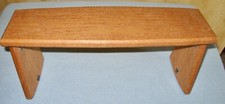 Banco de ioga dobrável de madeira feito à mão, assinado meditação; ajoelhado 18 1/4" x 5 3/4" comprar usado  Enviando para Brazil