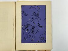 French Fashion Book “Offiiciel de la couleur” Fashion Textile Pochoir 1957 comprar usado  Enviando para Brazil