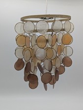 Capiz lampshade chandelier for sale  NORTHAMPTON