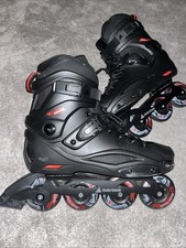 Usado, Rollerblade RB 80 Fitness Skate Inline Preto/Vermelho Masculino Tamanho 11.0 comprar usado  Enviando para Brazil