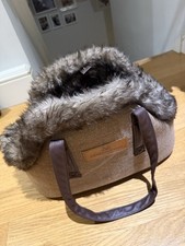 Fluffy dog carrier for sale  BATH