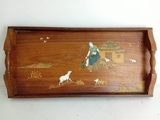 Vintage oriental wooden for sale  HULL