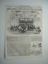 Gravure 1849. fete d'occasion  Laxou