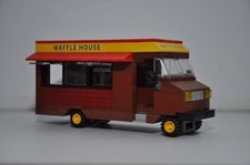 Food Truck café da manhã modelo personalizado brinquedo construído e compatível com tijolos LEGO® comprar usado  Enviando para Brazil