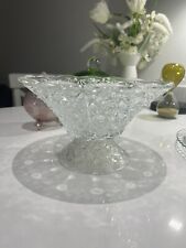 Crystal trifle bowl for sale  LONDON