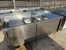 Stainless large double for sale  PULBOROUGH
