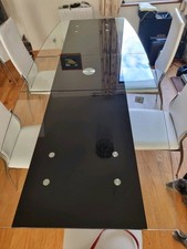 Elegant modern glasstop for sale  HARROW