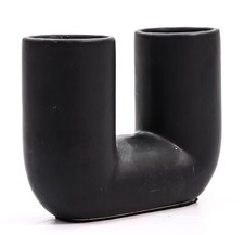 Vase schwarz halbrund gebraucht kaufen  Höchstadt a.d.Aisch