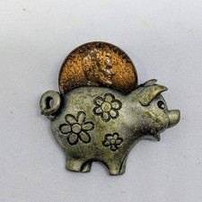 Vintage pewter piggy for sale  Amelia