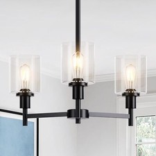 Lights black chandelier for sale  Fontana