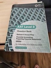 Aat accounting books for sale  NORTHWICH
