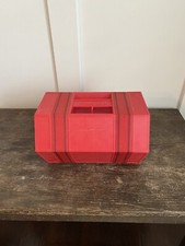 ROLYKIT Organizador Vermelho Estojo de Enrolar Equipamento de Pesca Caixa de Ferramentas Artesanato Armazenamento comprar usado  Enviando para Brazil