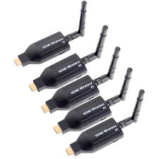 Receptor transmissor de vídeo 1080P 150m extensor HDMI sem fio 1TX a 4RX PC para TV, usado comprar usado  Enviando para Brazil