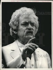 1967 Press Photo Hal Holbrook atua no show "Mark Twain Tonight!", usado comprar usado  Enviando para Brazil
