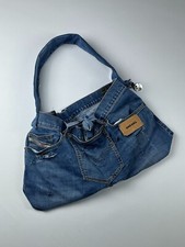 Diesel Distressed Big Logo Ręcznie robiona dżinsowa torba crossbody na sprzedaż  PL