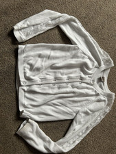 Girls white cardigan for sale  BRISTOL