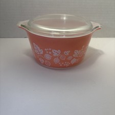 Caçarola vintage Pyrex rosa groselha 473 redonda 1 qt tampa tampa tampa 470-C comprar usado  Enviando para Brazil