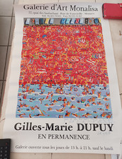 Affiche exposition gilles d'occasion  Lamalou-les-Bains