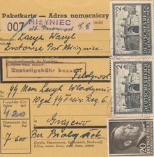GG Krajowa Karta Pakietowa Mizyniec: 10. galiziesches Wolontariusze Reg. 6 do Grajewa na sprzedaż  Wysyłka do Poland