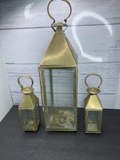 Brass lantern set for sale  Sandwich