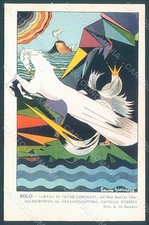 Cartolina artista firmata usato  Italia