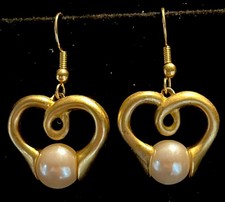 earrings golden dangling for sale  West Warwick