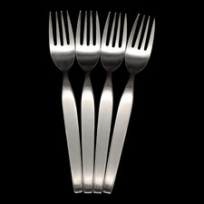 4 garfos de jantar fantasia Noritake - 7 1/4" 18-8 aço inoxidável cetim Japão comprar usado  Enviando para Brazil