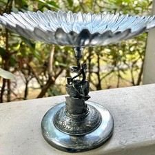 Prato de pedestal vitoriano tema de videiras florais Middletown prato quádruplo ornamentado comprar usado  Enviando para Brazil