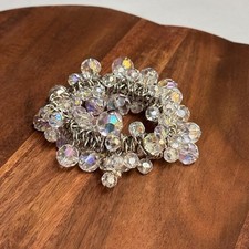 Vintage scrunchy glass for sale  Shipping to Ireland