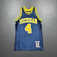 Camiseta 100% autêntica Chris Webber Mitchell & Ness 91 92 Wolverines tamanho 40 M comprar usado  Enviando para Brazil