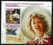 Dschibuti 2020 25th Gedenken Ann Von Eva Gabor Souvenir Blatt Postfrisch comprar usado  Enviando para Brazil