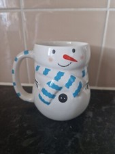 Christmas white snowman for sale  PLYMOUTH