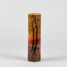 Vaso cilindrico vetro usato  Urbisaglia