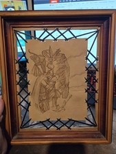 Vintage sculpted etched for sale  Huntsville