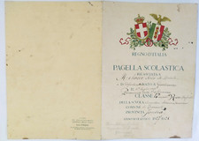Bp81 pagella fascista usato  Tramonti