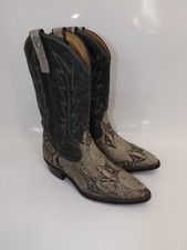 Botas ocidentais com estampa de pele de cobra - Botas Vaquero - Tamanho medido - 7,5, usado comprar usado  Enviando para Brazil