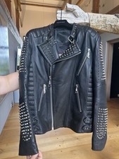 Lederjacke philipp plein gebraucht kaufen  Schwindegg