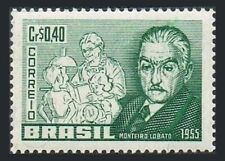 Usado, Brasil 829 dois selos, sem marca de charneira Michel 885. José B. Monteiro Lobato, autor, 1955. comprar usado  Enviando para Brazil