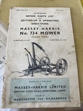 Massey harris mower for sale  HITCHIN