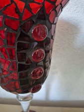 Glaskelch dunkelrot groß gebraucht kaufen  Hasselroth