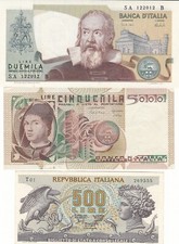 Lotto banconote lire usato  Potenza Picena