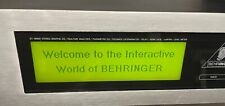 Behringer ultra curve for sale  HUDDERSFIELD