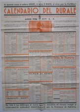 Calendario del rurale usato  Pietrasanta